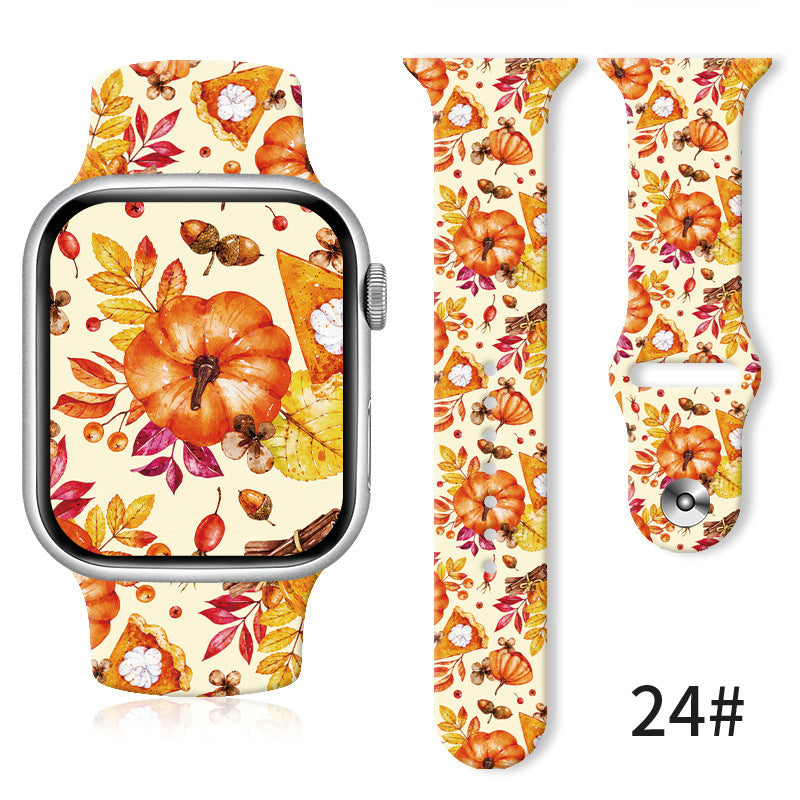 Halloween Printed Watch Strap