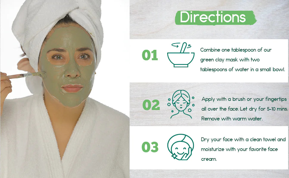 All Natural Green Clay Mask - JDrop.Shop