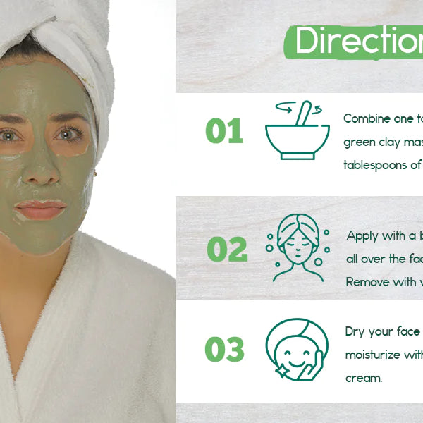 All Natural Green Clay Mask - JDrop.Shop