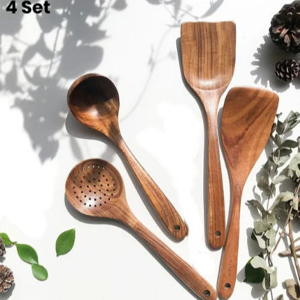 Wooden Spatula Cookware Kitchenware Set