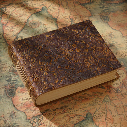 Handmade Cowhide Sketchbook Vintage Leather Notepad