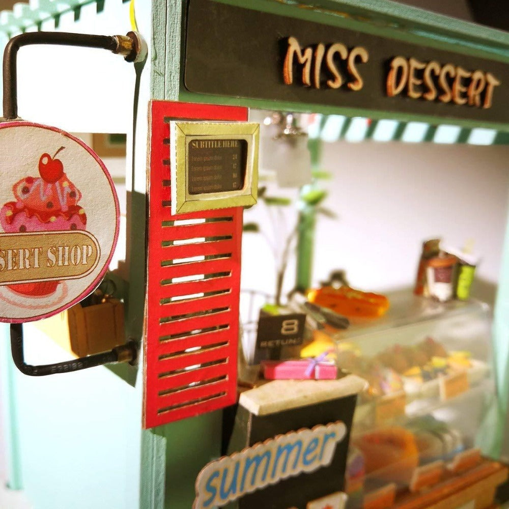 DIY Miniature Building Kit Miss Dessert