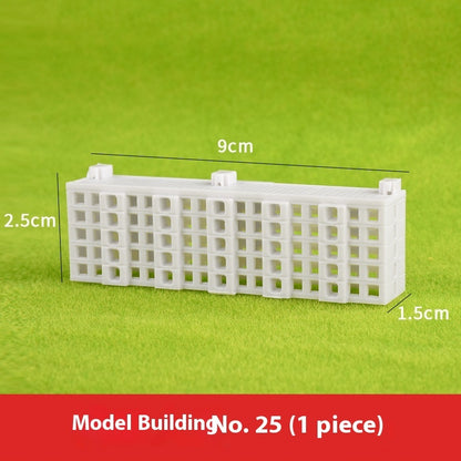 Building Model Material DIY Handmade Sandbox Scene House Building