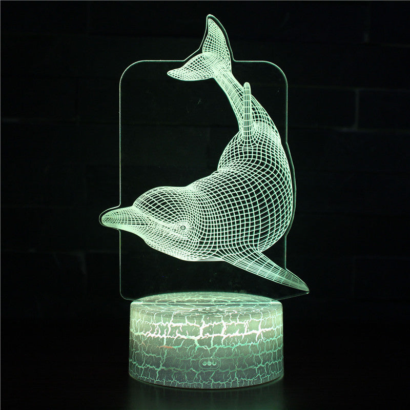 Dolphin 3D LED Night Light