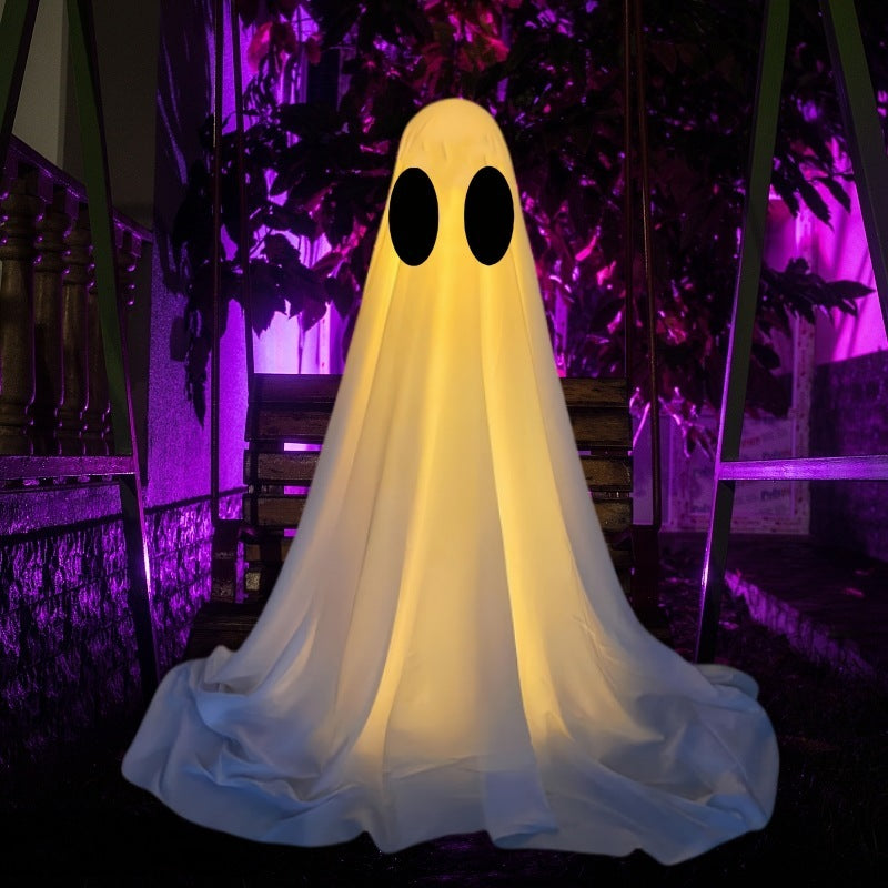 Spooky Ghost Decorations for Front Porch Courtyard