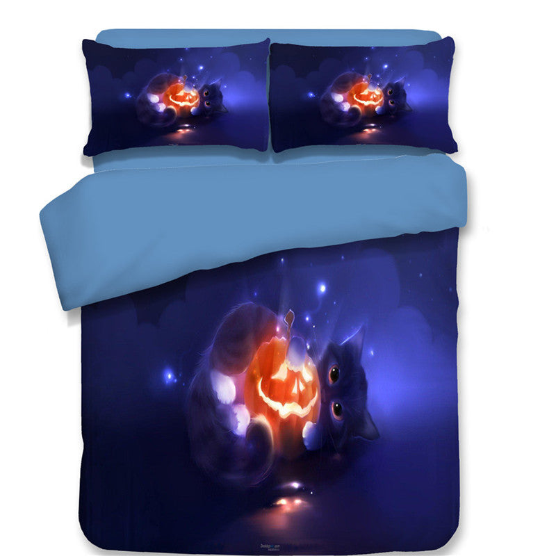 Halloween Bedding 4-Piece Set