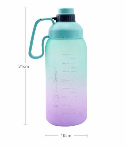 Gradient Color Water Cup Summer Large Capacity Sports