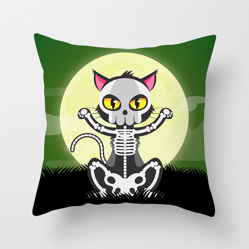 Haunted Halloween Pillow Cover