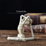 Halloween Horror Yoga Skull Skeleton