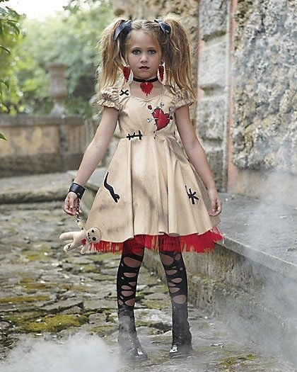 Children's Halloween Voodoo Doll Costume