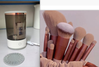 Automatic Electric Makeup Brush Cleaner Machine With USB Charging