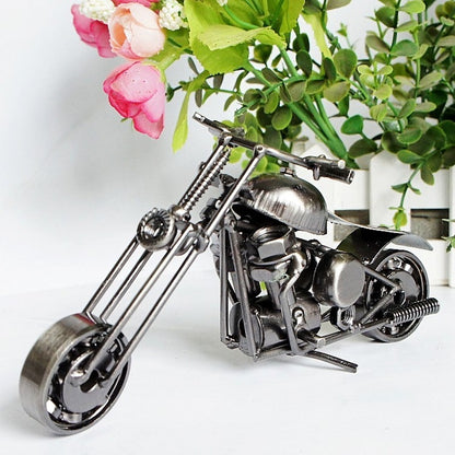 Metal Iron Art Motorcycle Model Ornaments Handmade Crafts