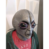 Grey Big-Eyed Alien Latex Headgear