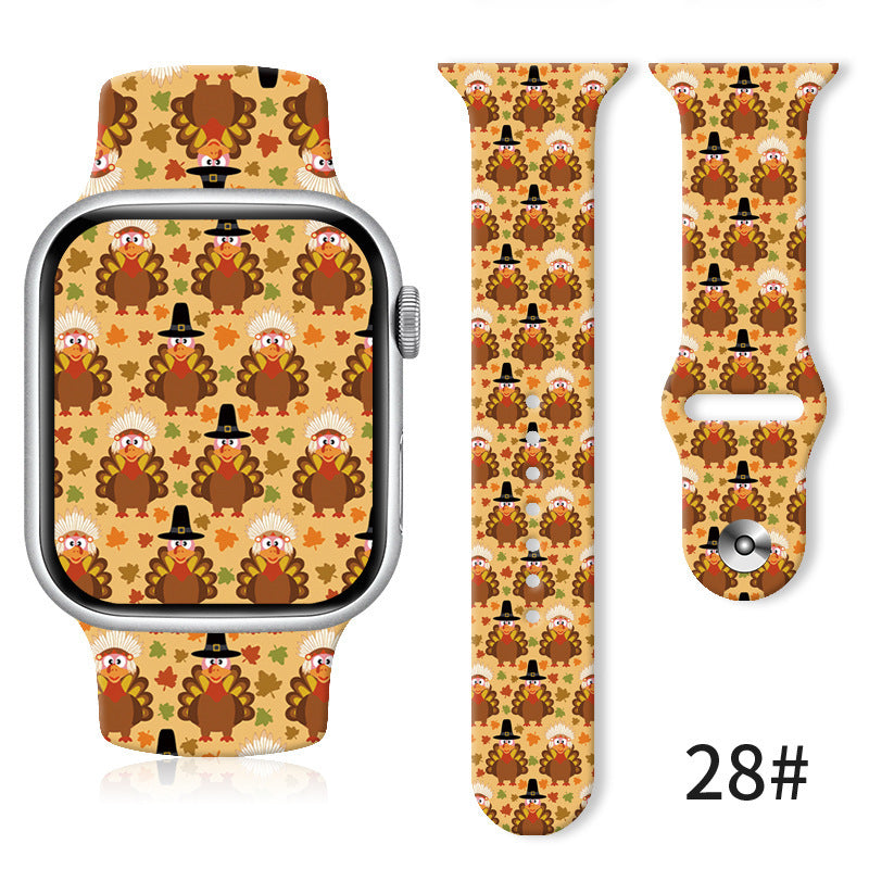 Halloween Printed Watch Strap