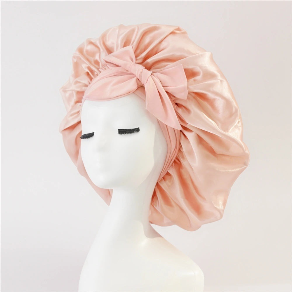 New Double Layer Hair Sleeping Bonnet