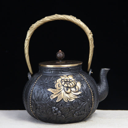 Japanese Handmade Iron Teapot Kettle Set