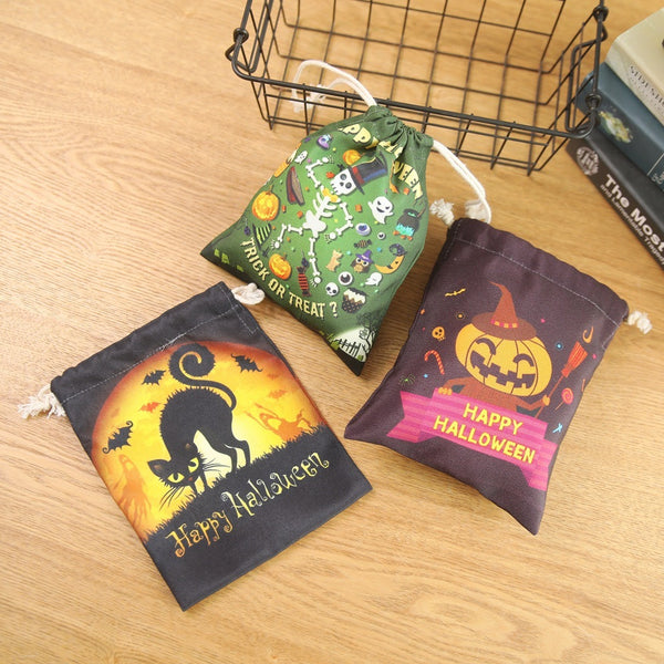 Halloween Drawstring Candy Bags