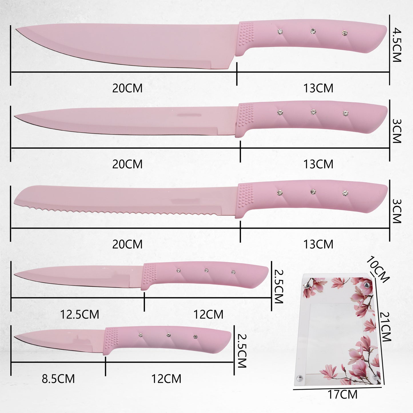 Kitchen Stainless Steel Chef's Knife Bread Knife Set