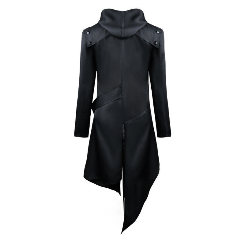 Edgy Asymmetrical Halloween Coat