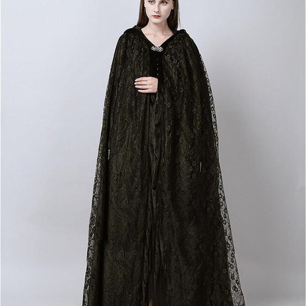 Halloween Lace Net Cape