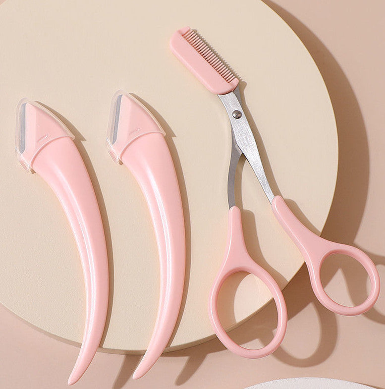 Curved Eyebrow Trimming Tools