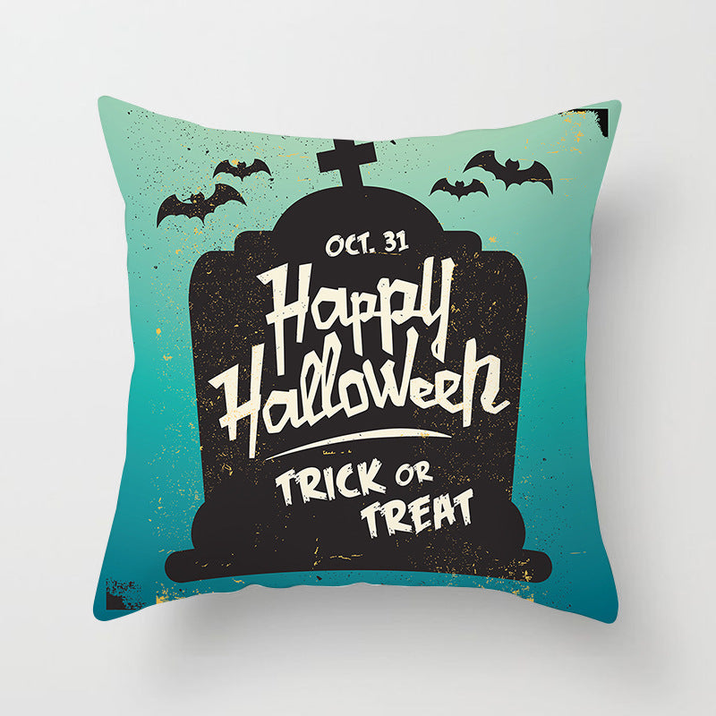 Haunted Halloween Pillow Cover