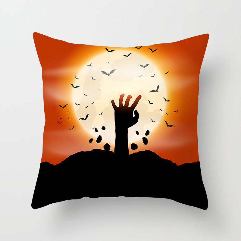 Haunted Halloween Pillow Cover