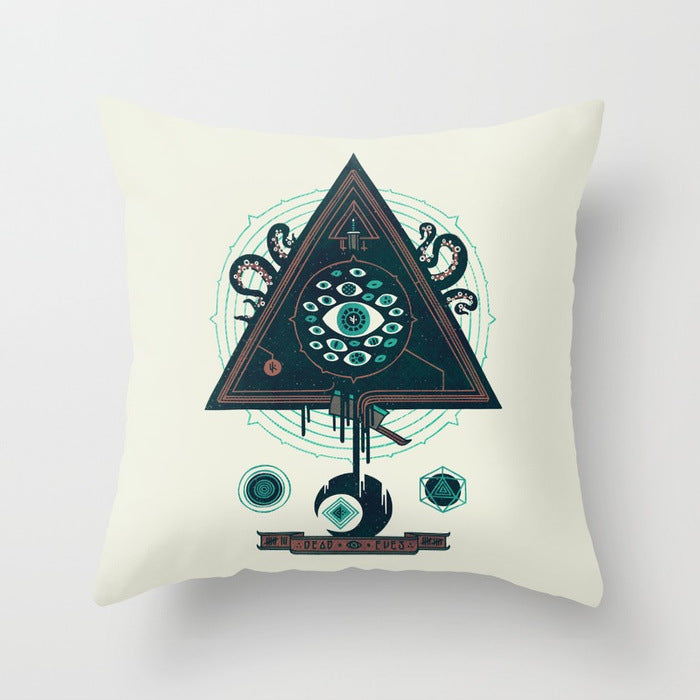 Ghoulishly Fun Halloween Pillow Cover