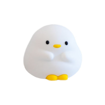 Cute Silicone Duck LED Night Lamp USB Rechargeable