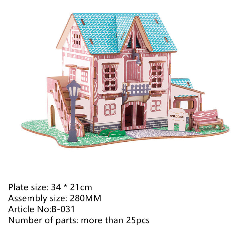 Three Dimensional Jigsaw Puzzle Handmade 3D Diy