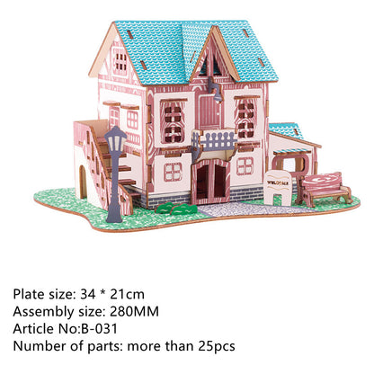 Three Dimensional Jigsaw Puzzle Handmade 3D Diy