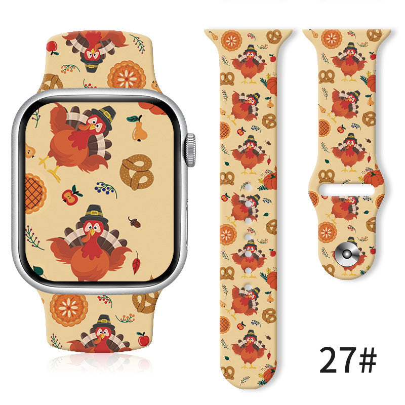 Halloween Printed Watch Strap