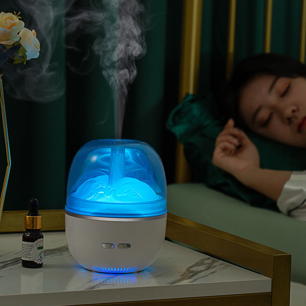 Modern Glow Humidifier with Colorful Gradient Light