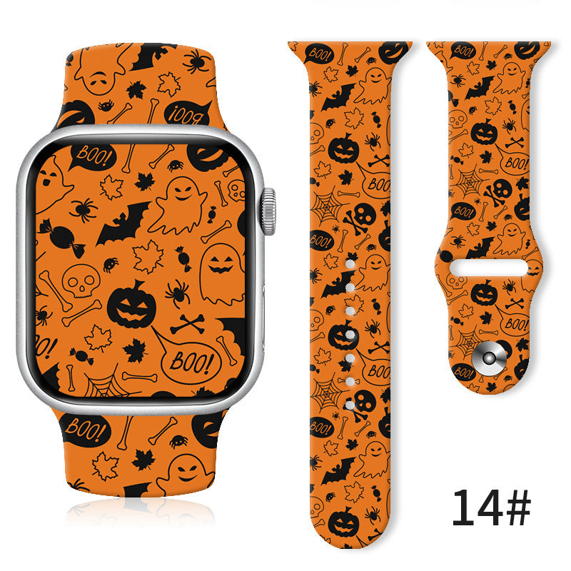 Halloween Printed Watch Strap