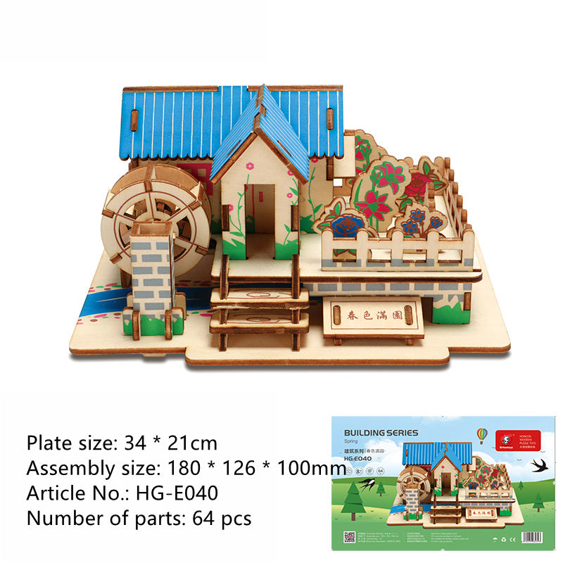 Three Dimensional Jigsaw Puzzle Handmade 3D Diy