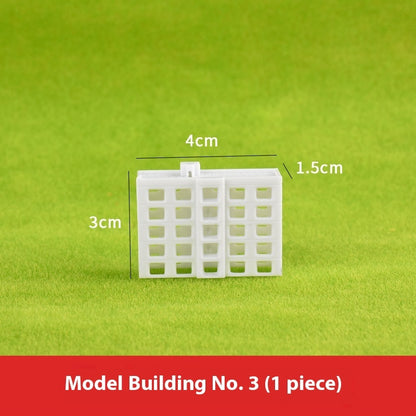 Building Model Material DIY Handmade Sandbox Scene House Building