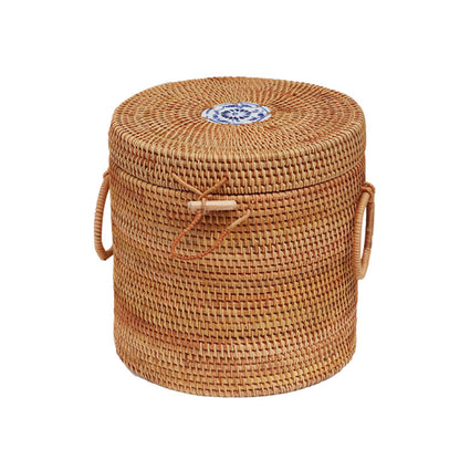 Vietnam Handmade Rattan Weave Tea Cans