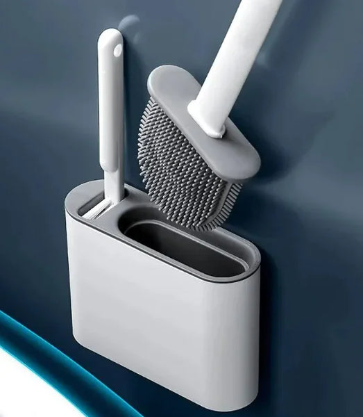 Wall-Mounted Toilet Cleaning Brush