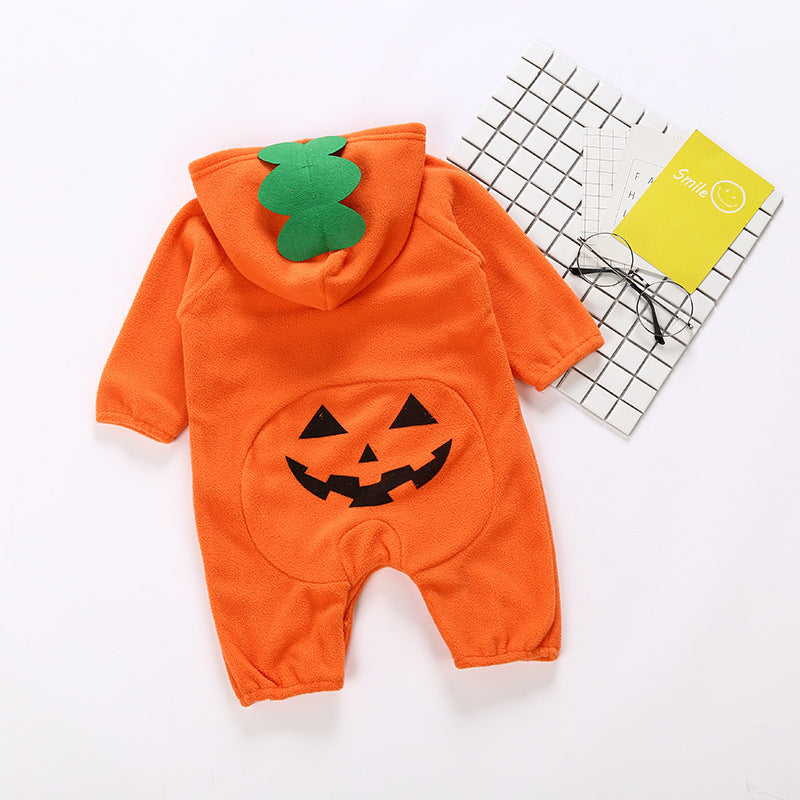 Cozy Halloween Baby Romper