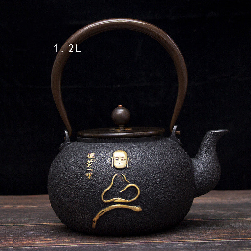 Japanese Handmade Iron Teapot Kettle Set