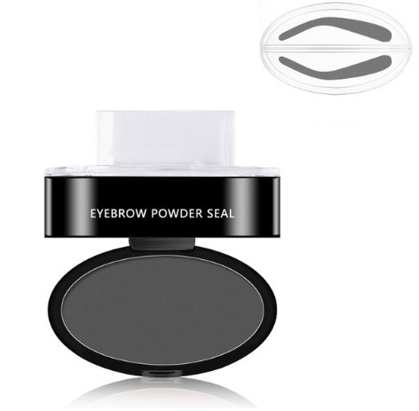 Waterproof Eyebrow Powder Stamp Tint Stencil Kit