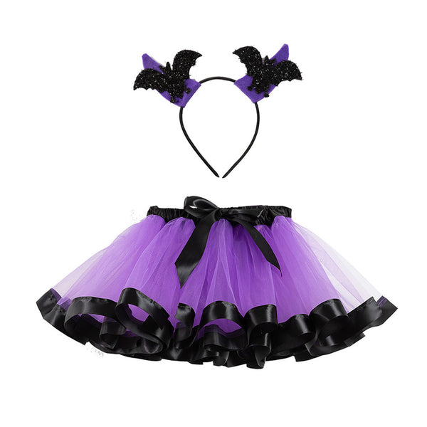 Children's Halloween Skirt & Headband