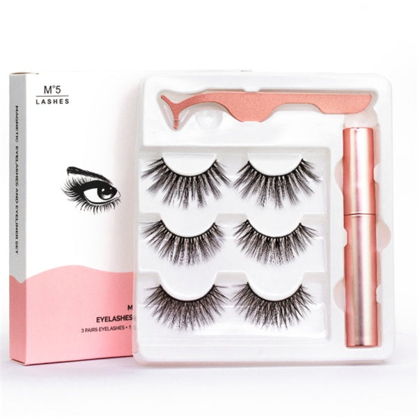 Magnetic Eyelashes with Eyeliner kit