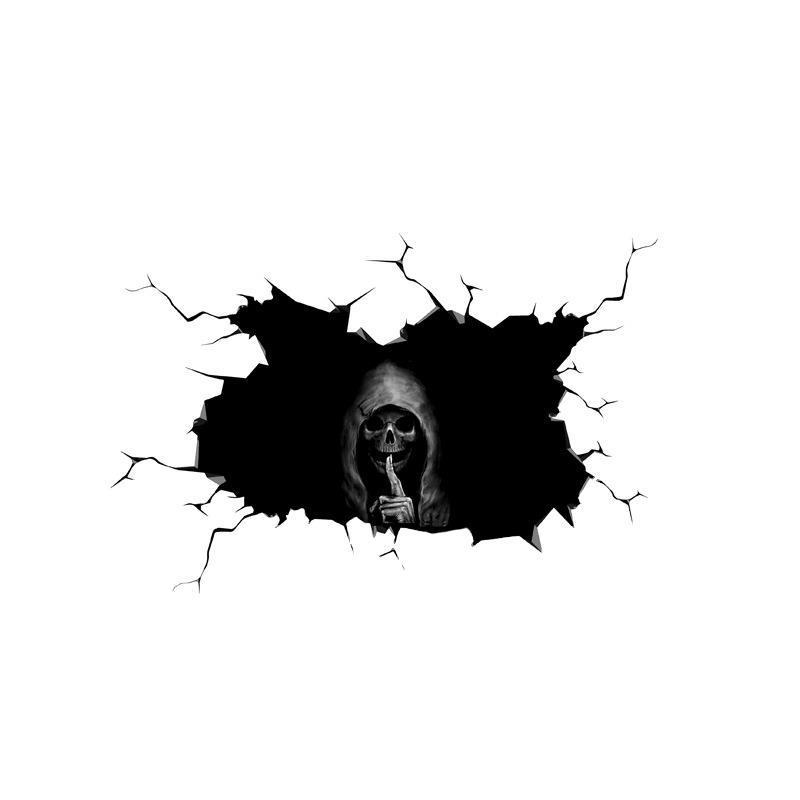 Halloween Skull Wall/Car Sticker