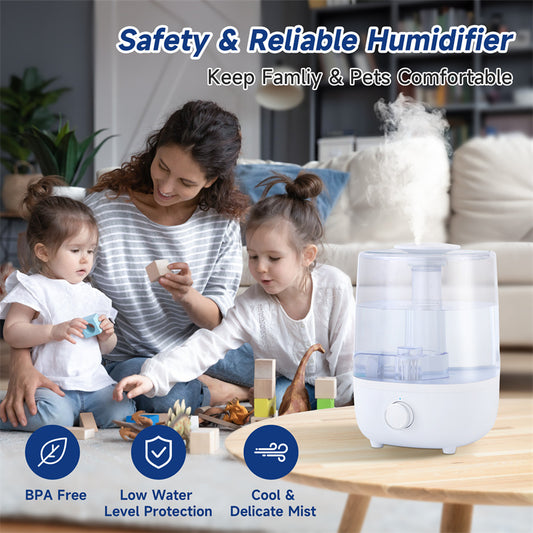 Low Water Level Protection Without Bisphenol A 4L Mechanical Humidifier