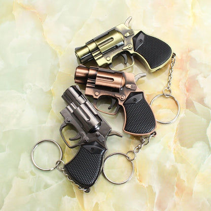 Metal Keychains Gas Windproof Toy Lighter