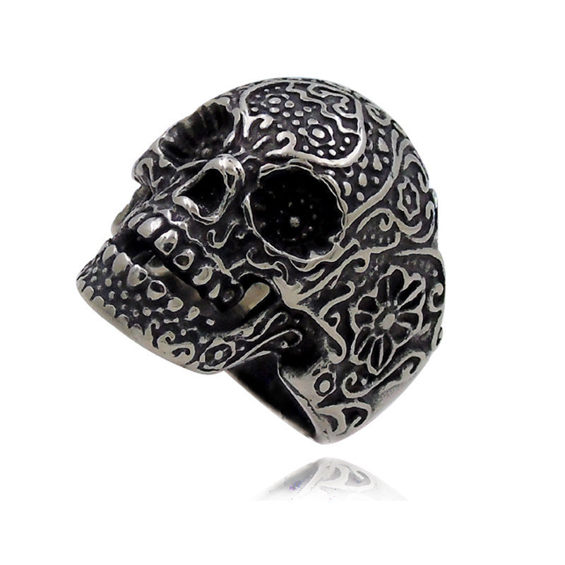 Hip Hop Skull Ring 