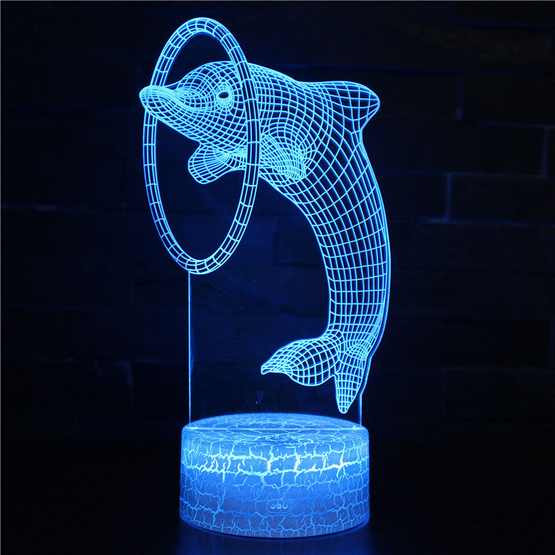 Dolphin 3D LED Night Light