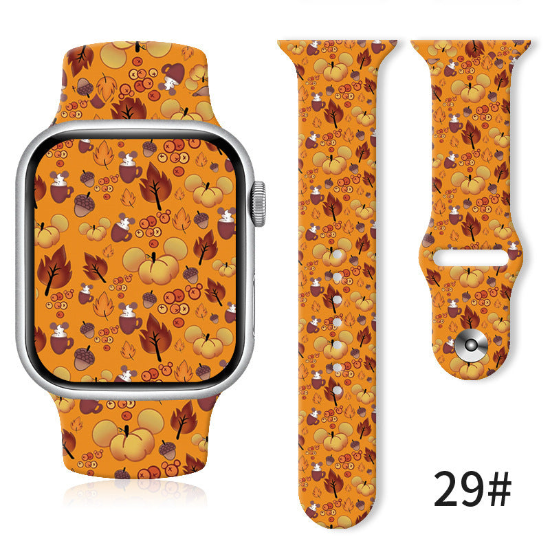 Halloween Printed Watch Strap