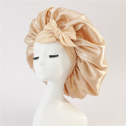 New Double Layer Hair Sleeping Bonnet